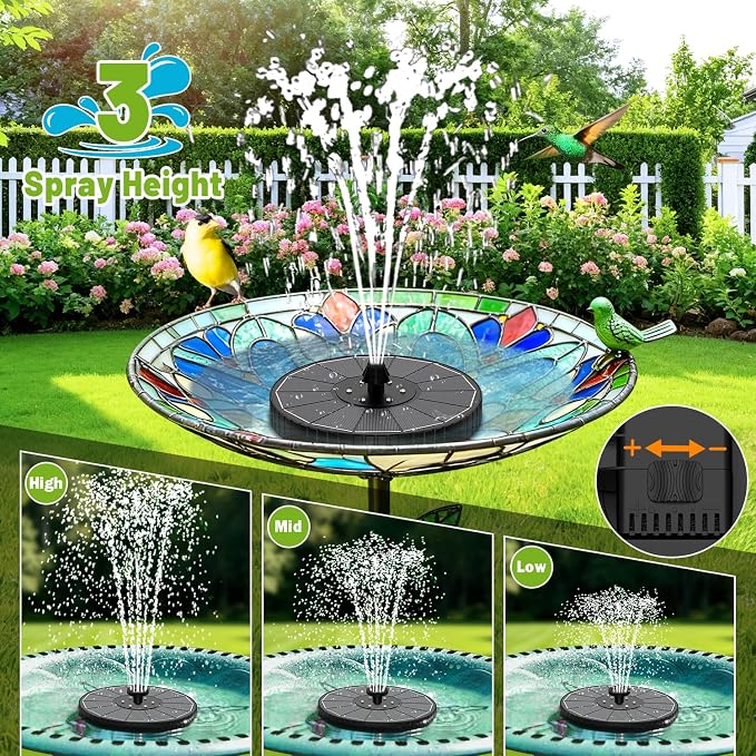 Solar-Powered LED Pool Fountain - Perfect Upgrade for Your Swimming Pool