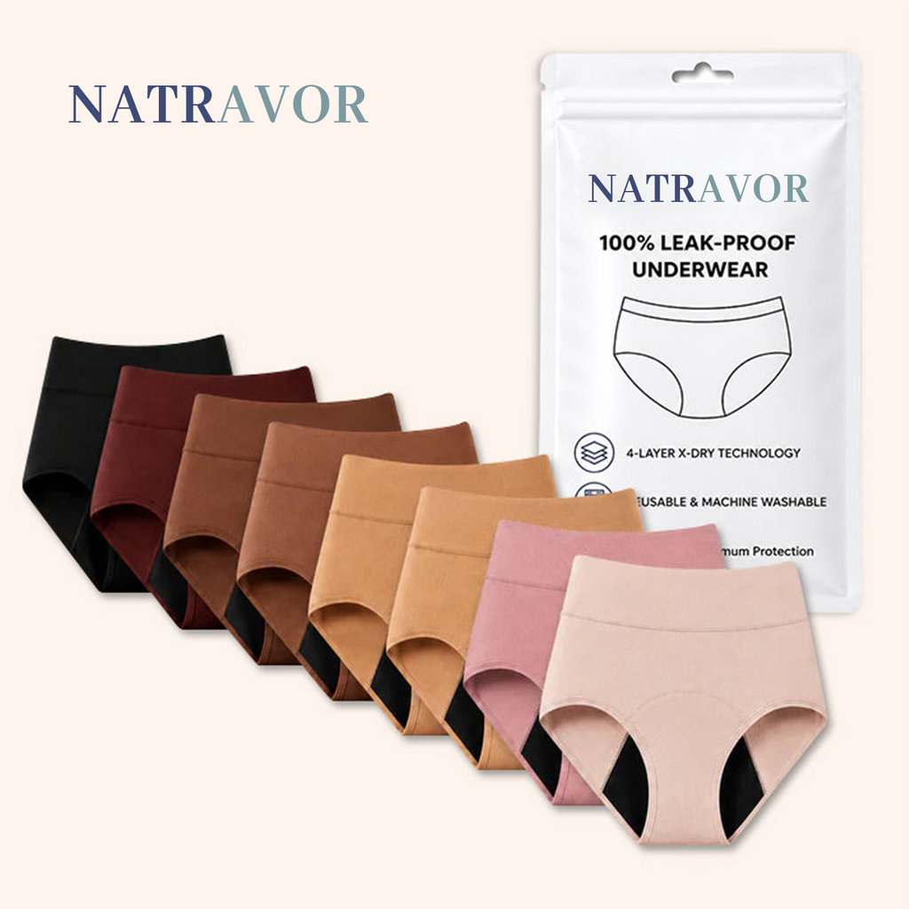 NATRAVOR™  100% Leak-Proof Underwear