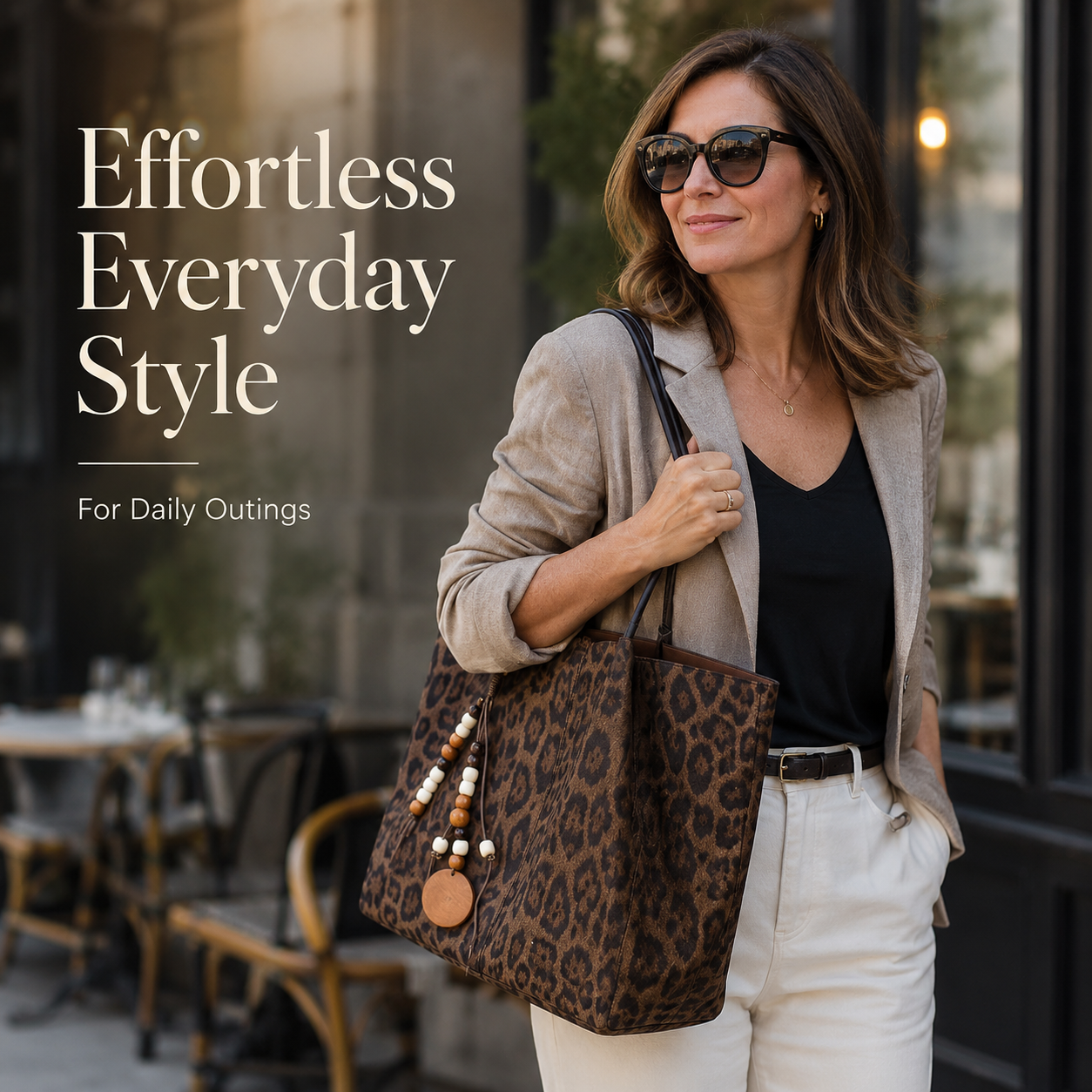 Velmora Leopard Tote – Spacious Everyday Style for Every Occasion