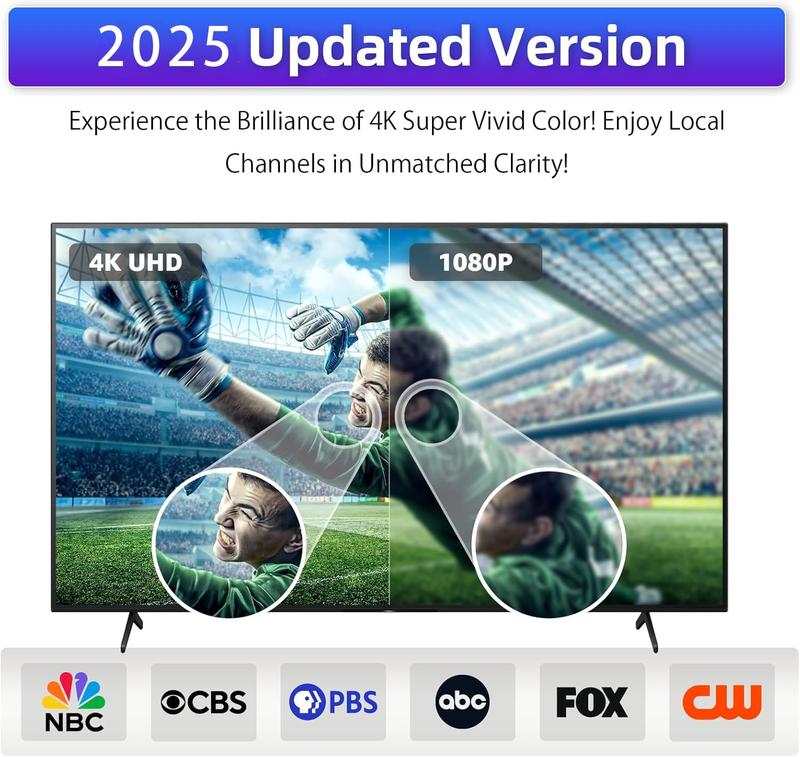 Indoor HDTV Antenna – Live Sports, News & Local TV Without Monthly Fees
