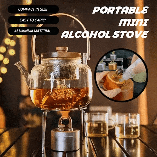 High-Power Portable Mini Outdoor Spirit Burner & Alcohol Stove🍵